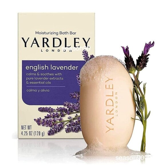3 Yardley® London ENGLISH LAVENDER Soap MOISTURIZING BAR 4.25oz w/Essential Oil - Picture 4 of 9